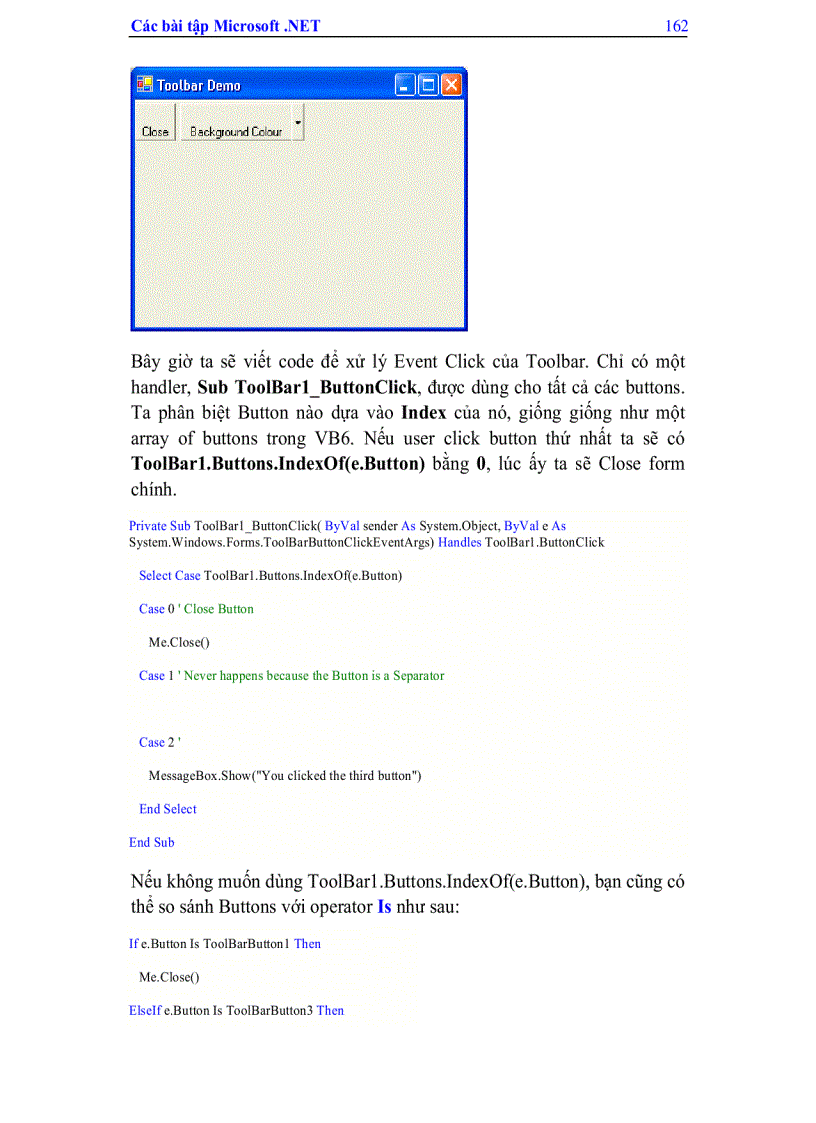 image for page Các Bài Tập Microsoft Visual Studio Net