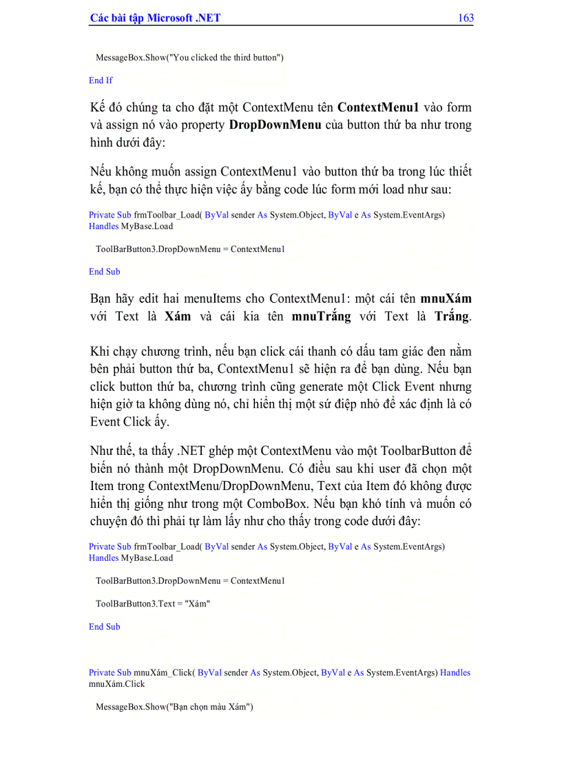 image for page Các Bài Tập Microsoft Visual Studio Net
