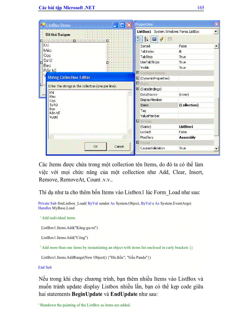 image for page Các Bài Tập Microsoft Visual Studio Net
