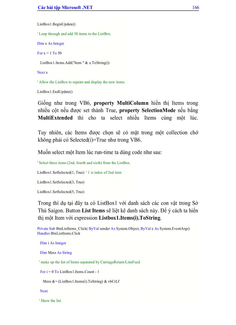 image for page Các Bài Tập Microsoft Visual Studio Net