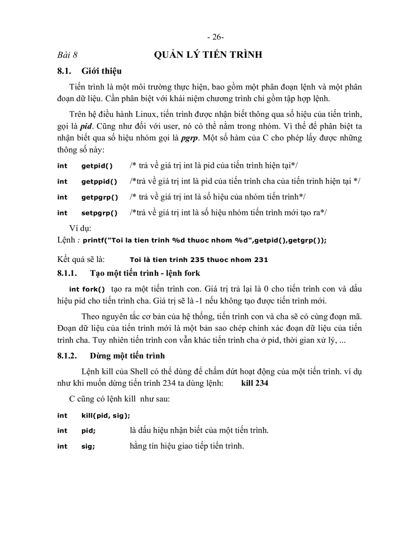 image for page Các bài thực hành Linux