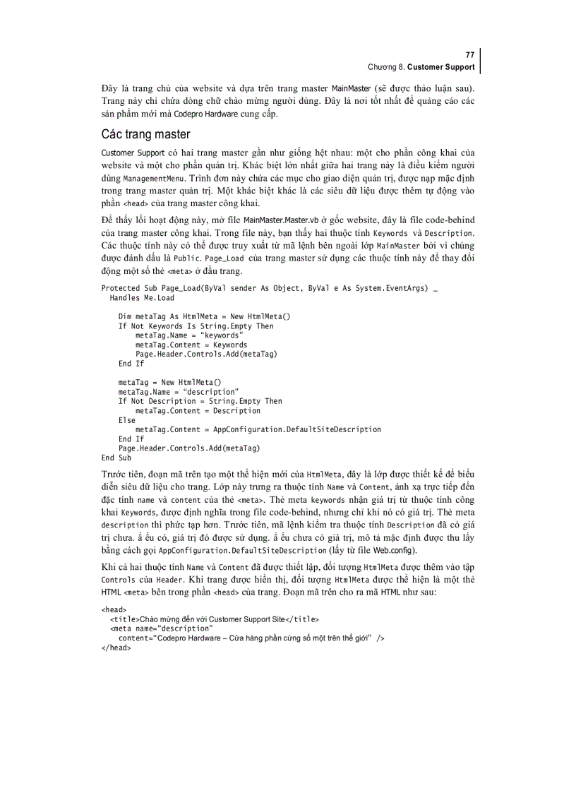 image for page Các Giải Pháp Lập Trình ASP NET 2 0 tập 1 1