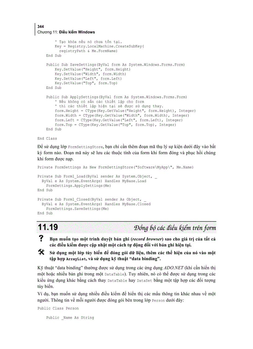 image for page Các giải pháp lập trình Visual Basic Net Tập 1