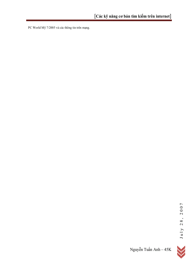 image for page Các kỹ năng tìm kiếm cơ bản trên internet
