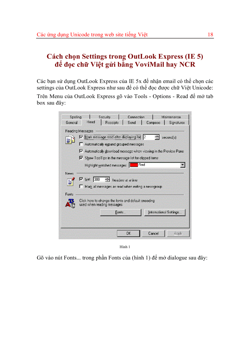 image for page Các ứng dụng unicode trong website tiếng việt
