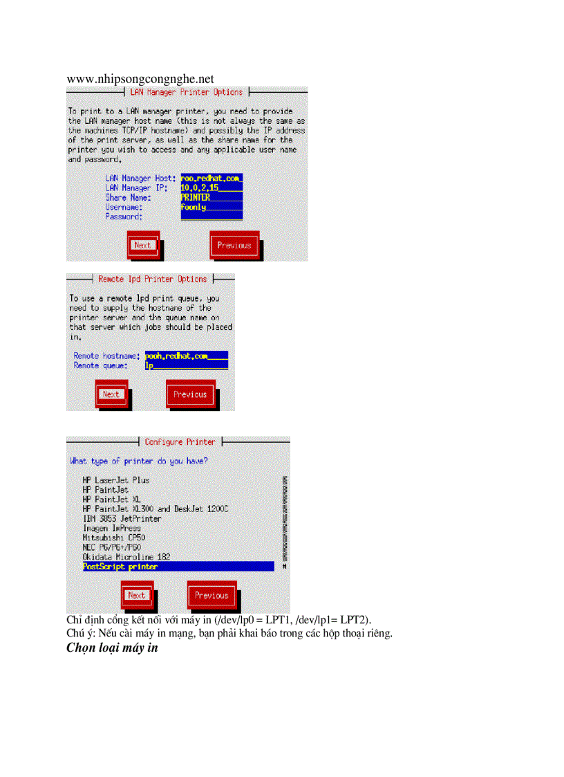 image for page Cách cài đặt Red Hat Linux 5 1