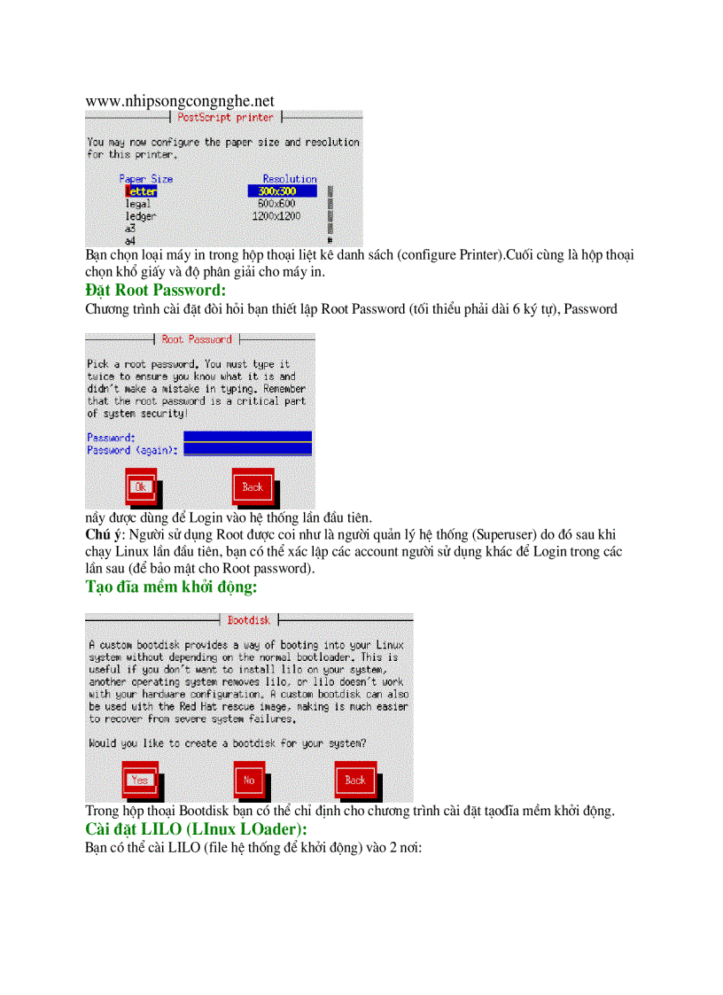 image for page Cách cài đặt Red Hat Linux 5 1