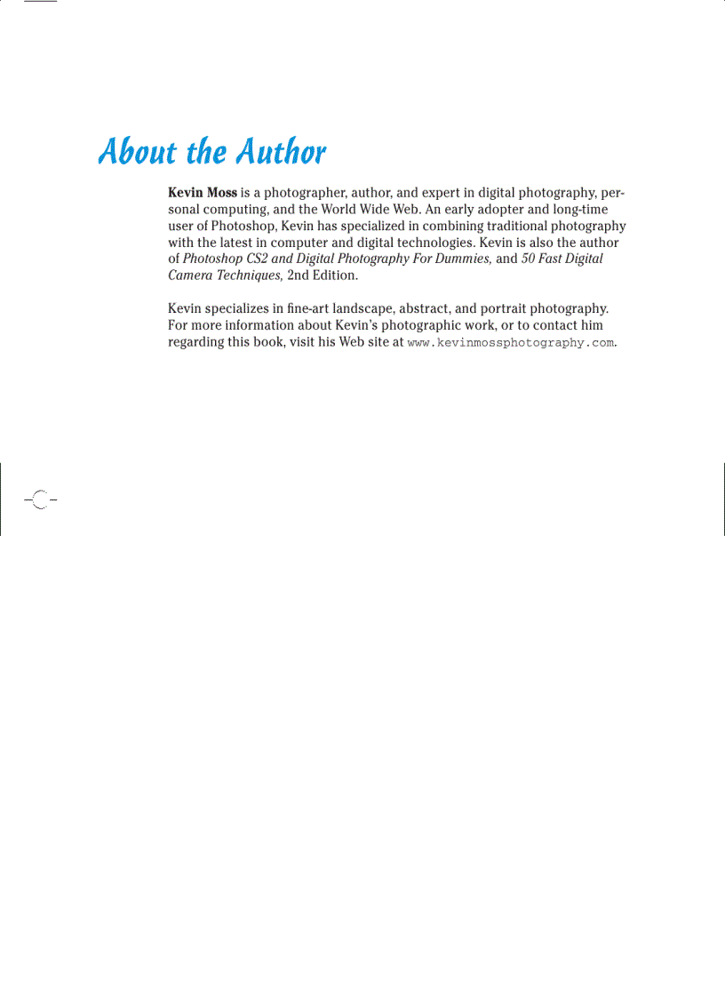 image for page Camera Raw with Photoshop For Dummies