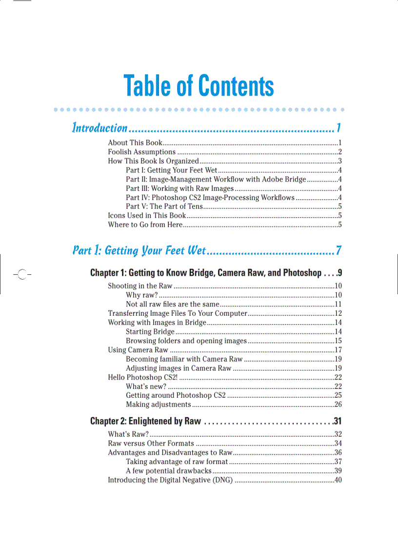 image for page Camera Raw with Photoshop For Dummies