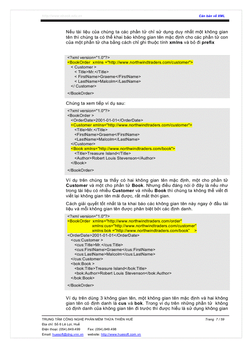 image for page Căn Bản Về XML