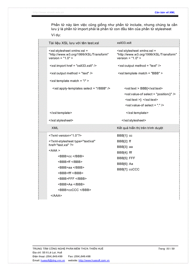 image for page Căn Bản Về XML