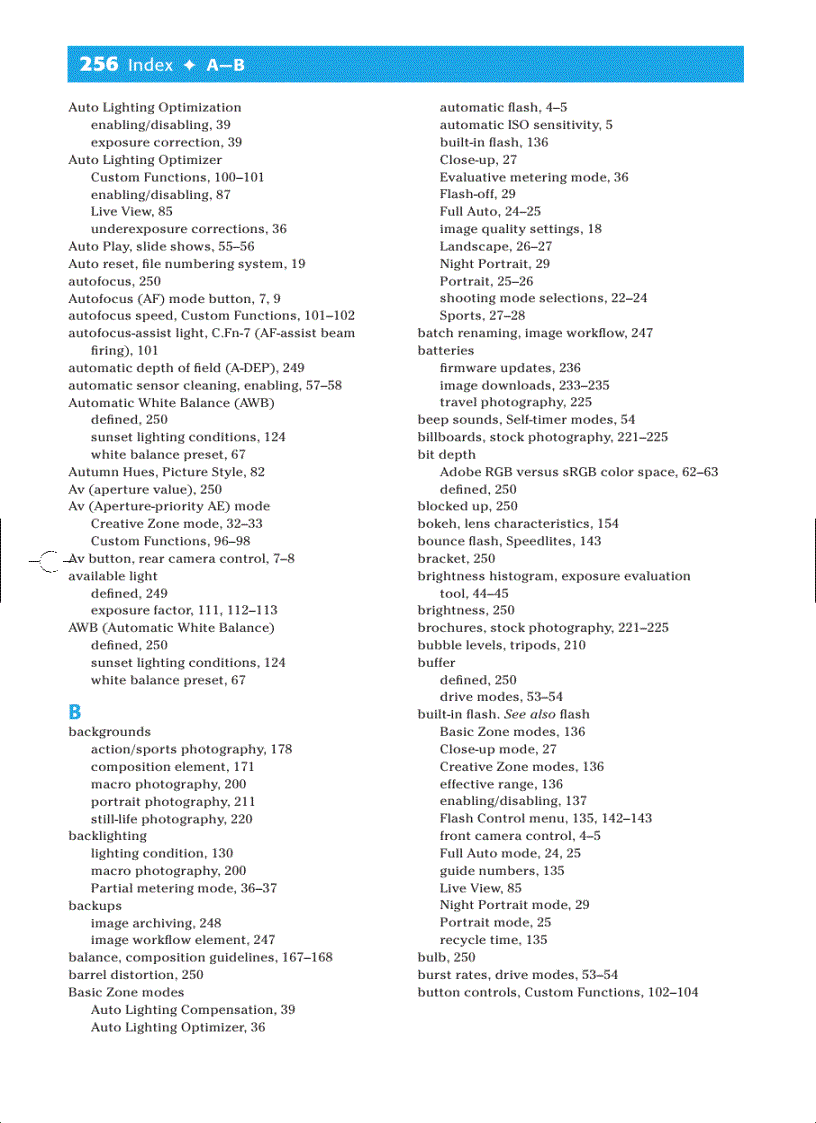 image for page Canon EOS Rebel XSi 450D Digital Field Guide