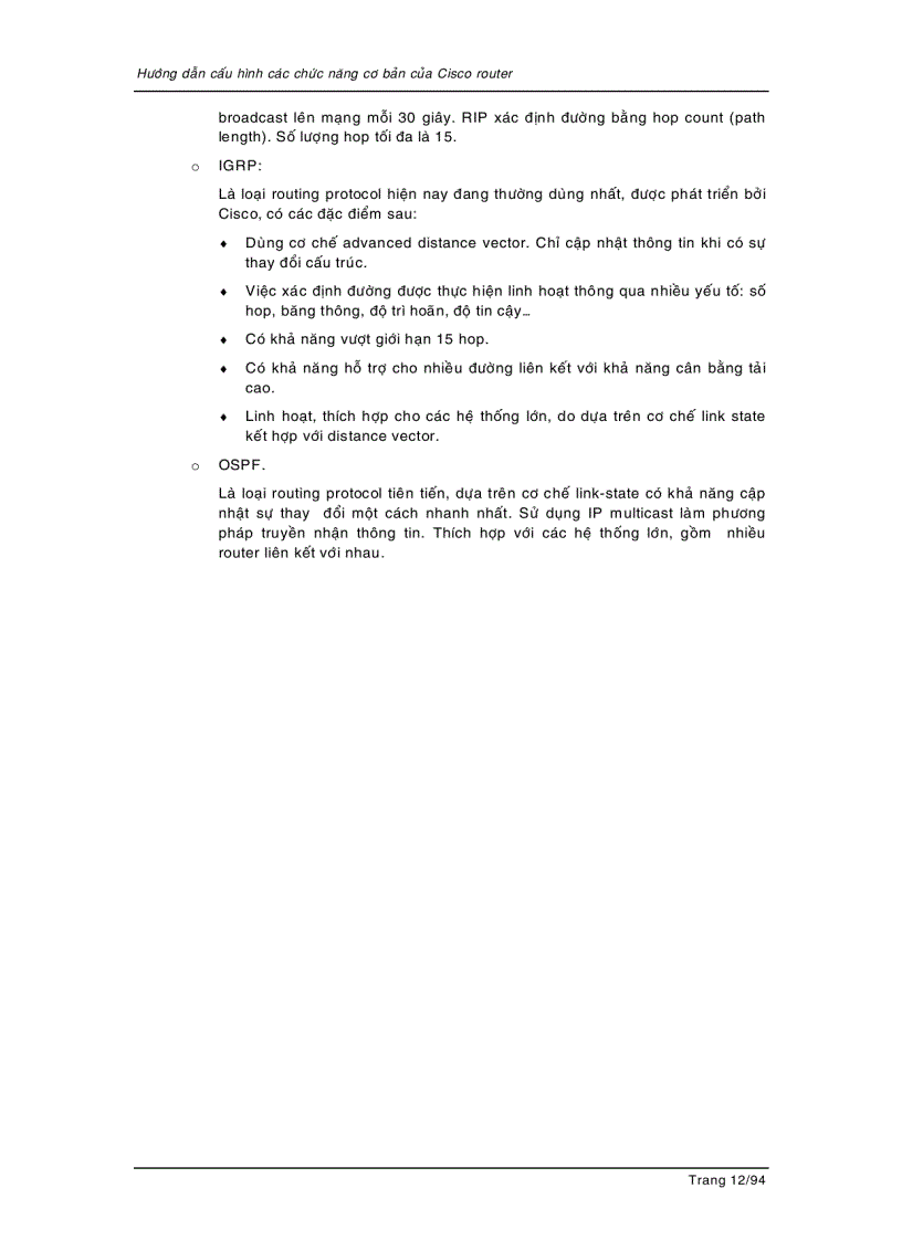 image for page Cấu hình tính năng cơ bản cho router