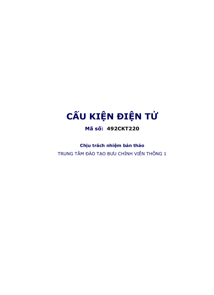 image for page Cấu Kiện Điện Tử