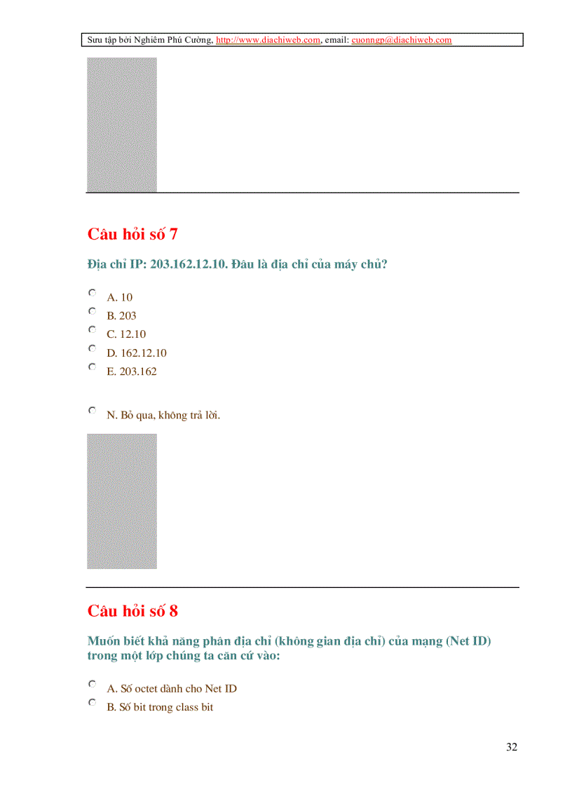 image for page Cấu trúc địa chỉ IP trên Internet