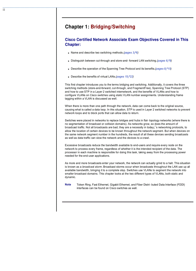 image for page CCNA Cisco Certified Network Associate Exam Notes