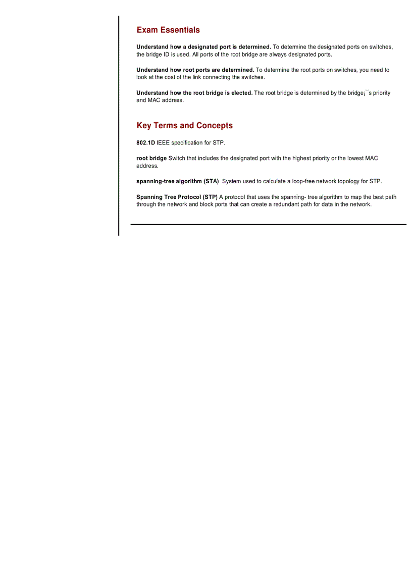 image for page CCNA Cisco Certified Network Associate Exam Notes