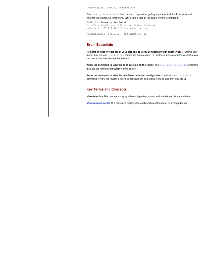 image for page CCNA Cisco Certified Network Associate Exam Notes