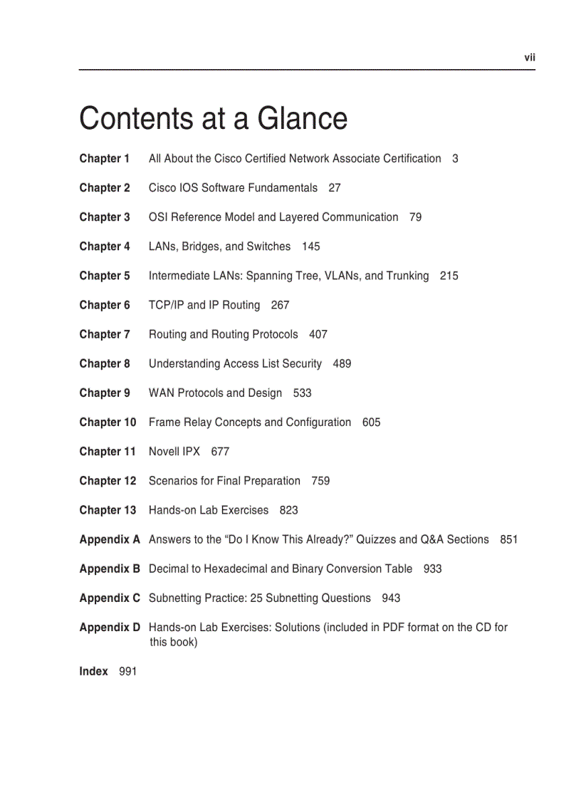 image for page CCNA Exam 640 607 Certifcation Guide