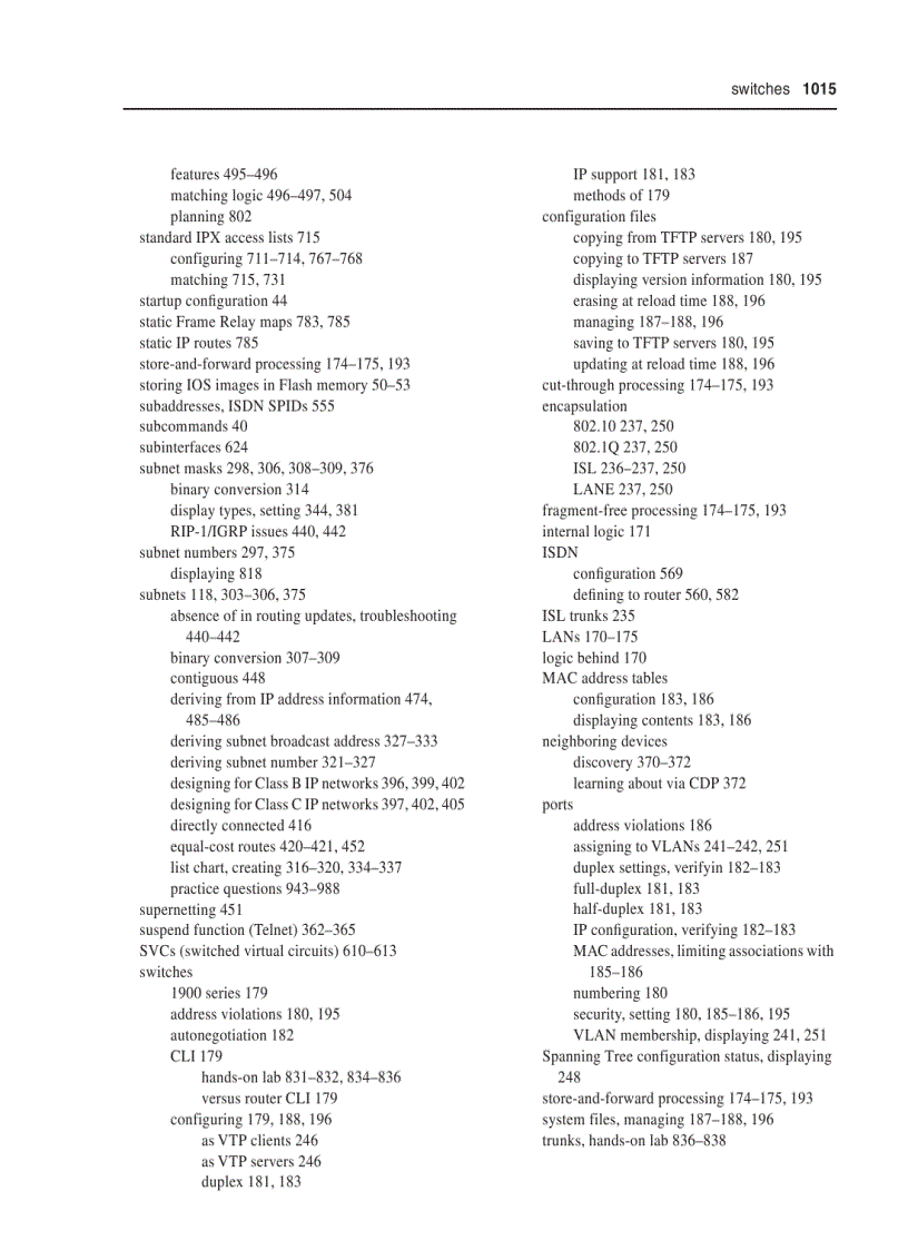 image for page CCNA Exam 640 607 Certifcation Guide