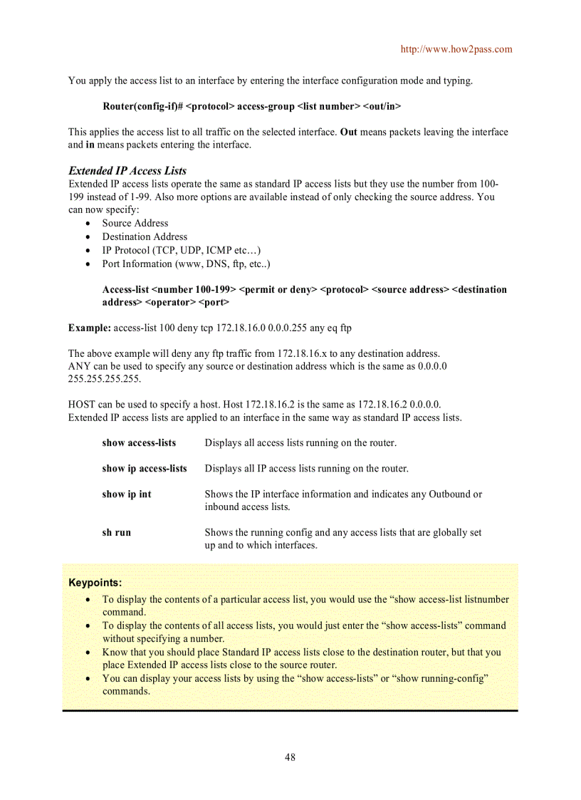 image for page CCNA Study Guide How2pass