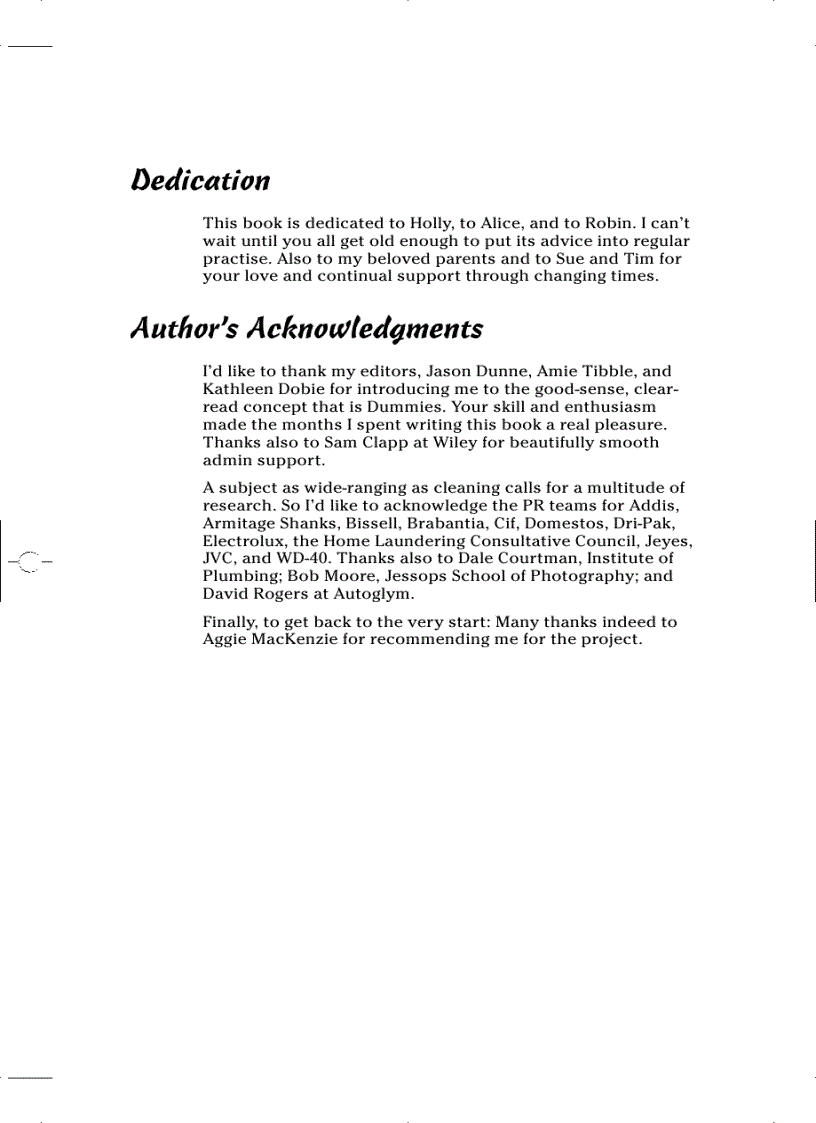 image for page Cleaning Stain Removal for Dummies For Dummies