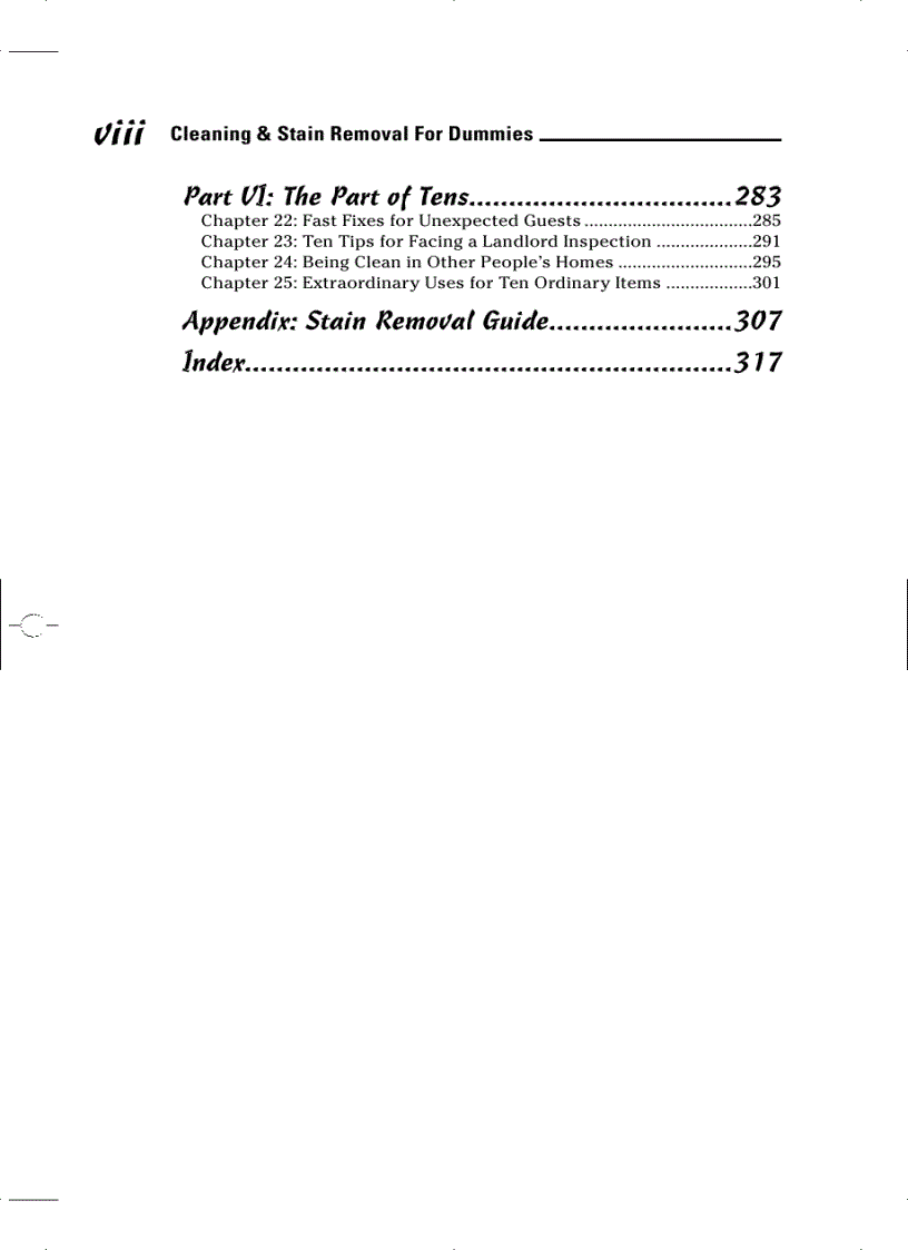 image for page Cleaning Stain Removal for Dummies For Dummies