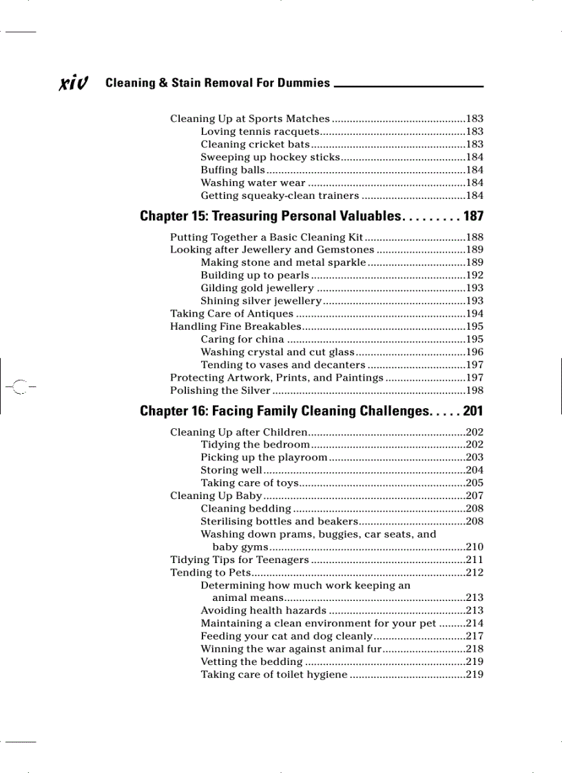 image for page Cleaning Stain Removal for Dummies For Dummies
