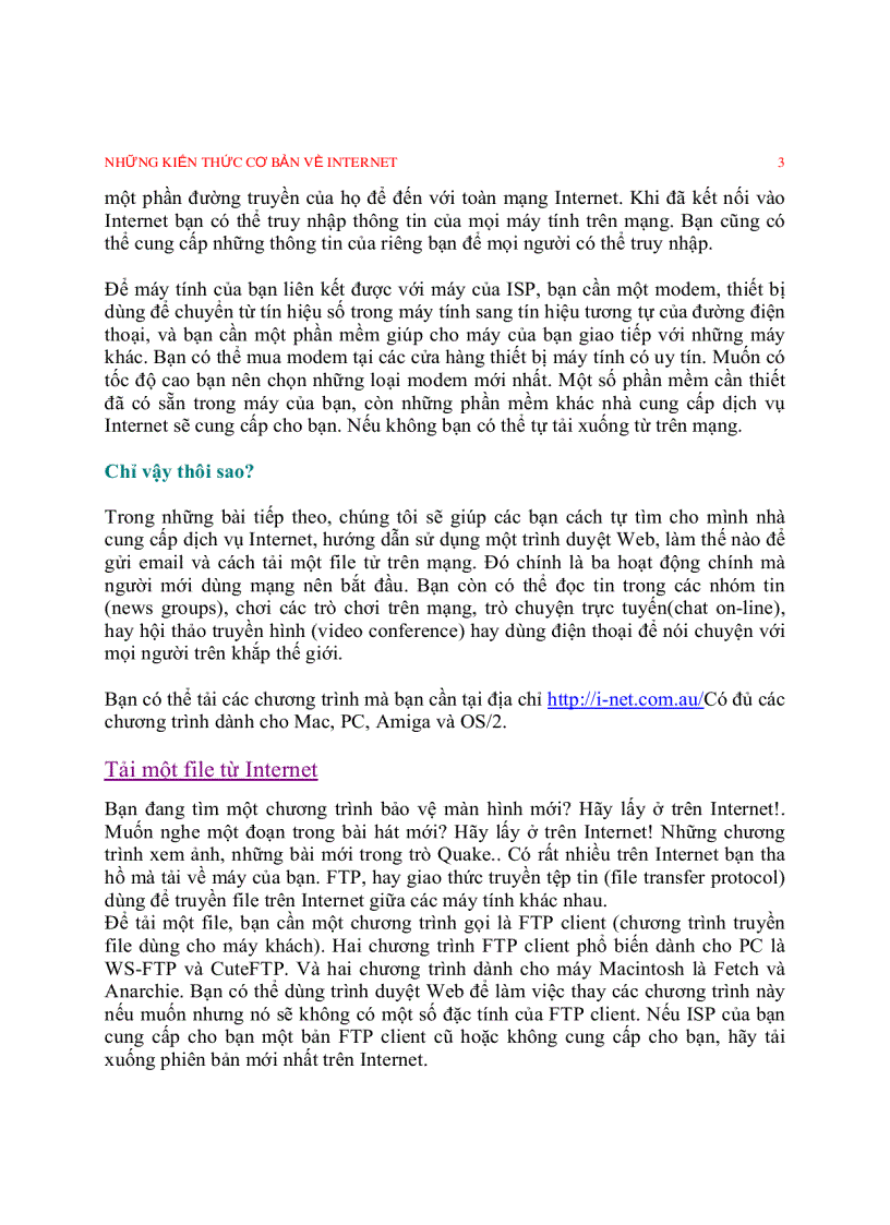 image for page Cơ bản về Internet