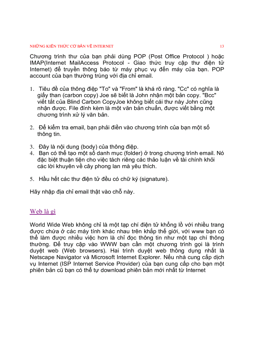 image for page Cơ bản về Internet