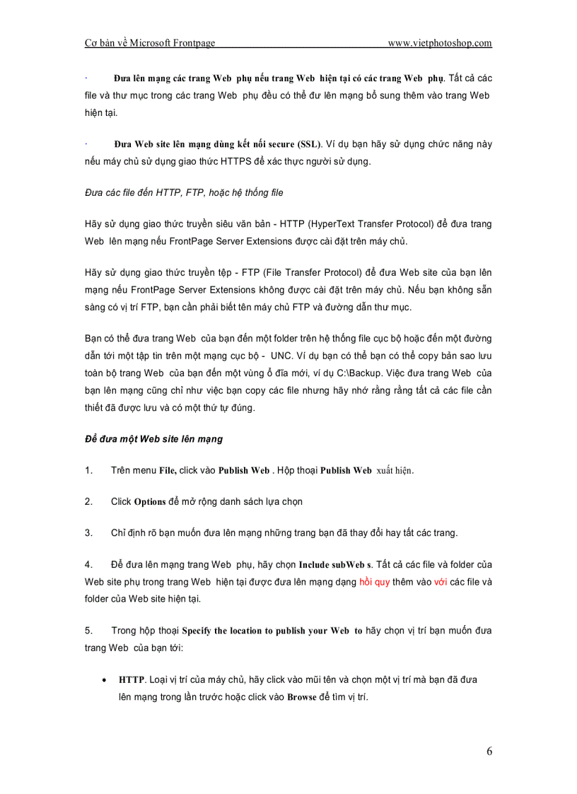 image for page Cơ bản về Microsoft FrontPage 2002