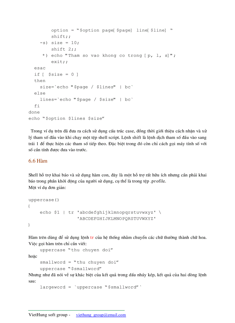 image for page Cơ bản về Sell trong Unix