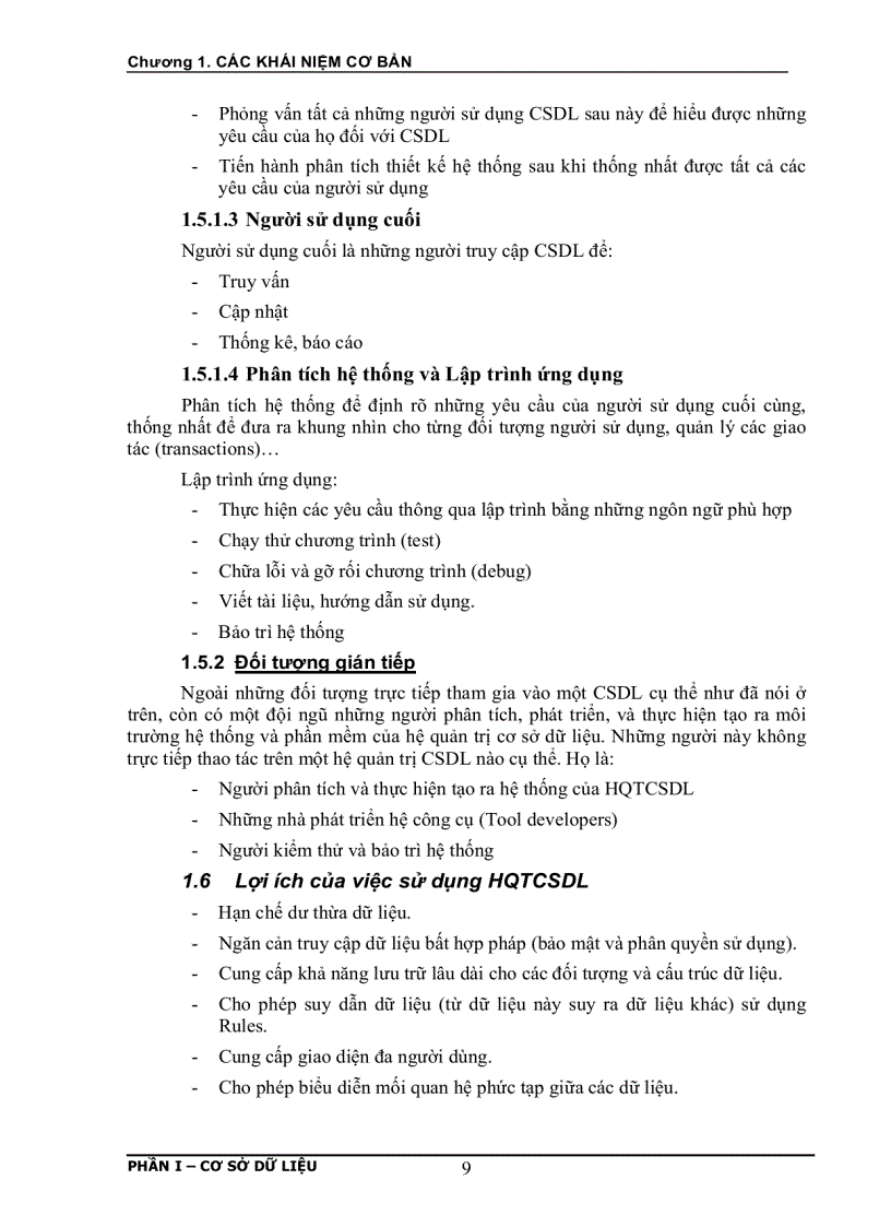 image for page Cơ sở dữ liệu Phần I