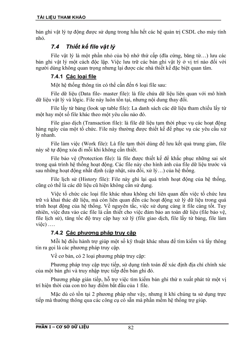 image for page Cơ sở dữ liệu Phần I