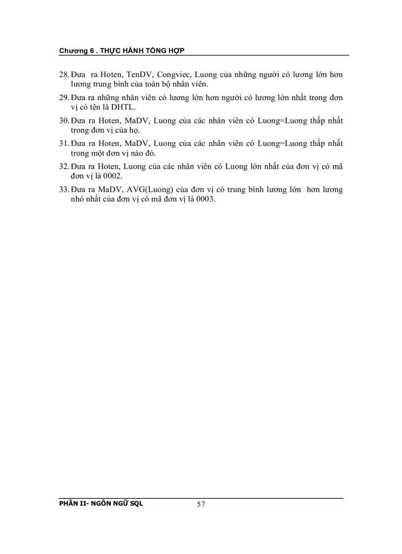 image for page Cơ sở dữ liệu Phần II