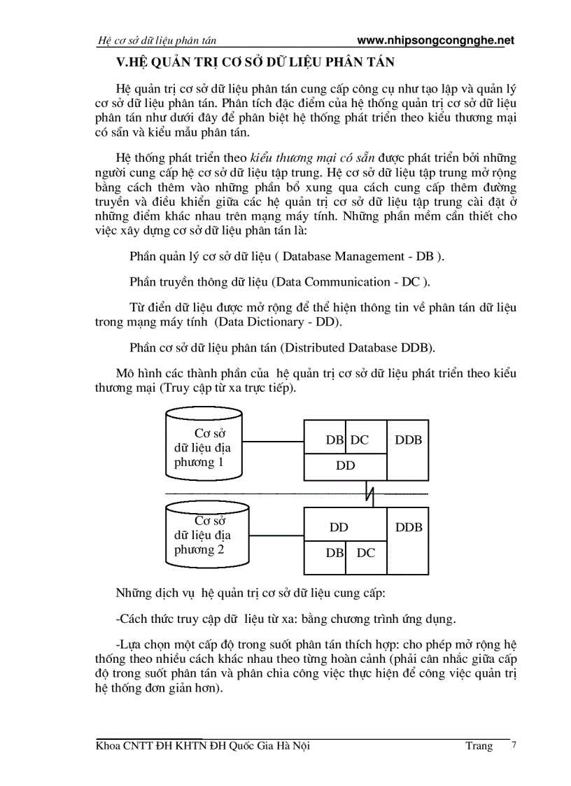 image for page Cơ Sở Dữ Liệu Phân Tán