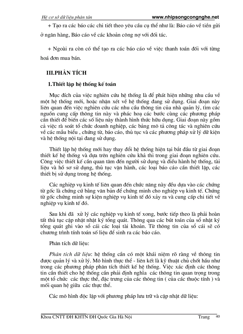 image for page Cơ Sở Dữ Liệu Phân Tán