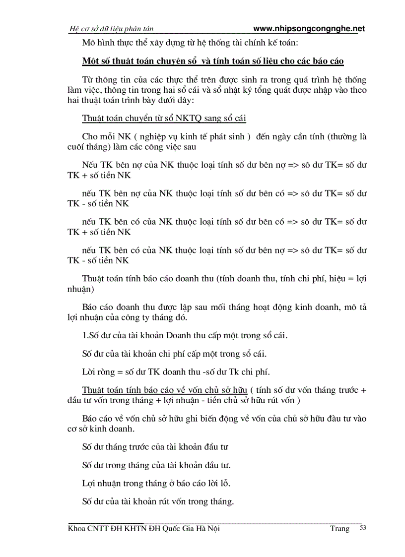 image for page Cơ Sở Dữ Liệu Phân Tán