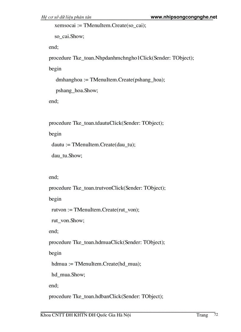 image for page Cơ Sở Dữ Liệu Phân Tán