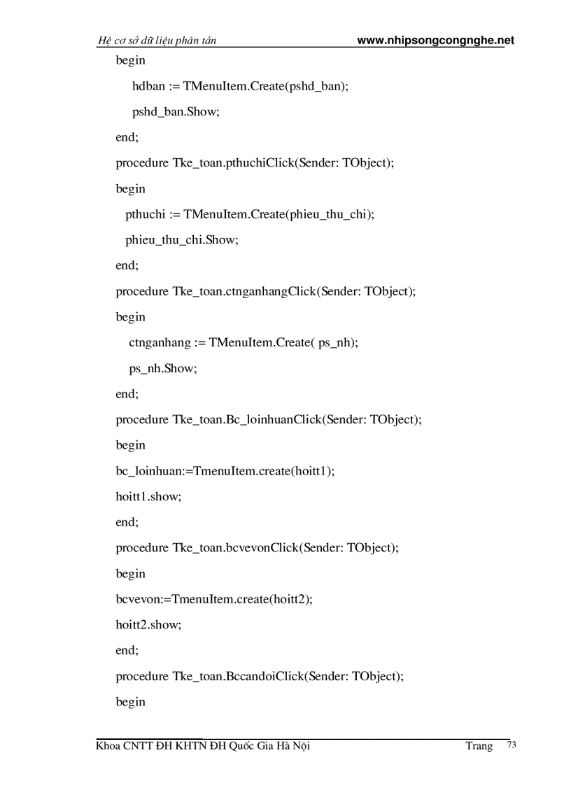 image for page Cơ Sở Dữ Liệu Phân Tán