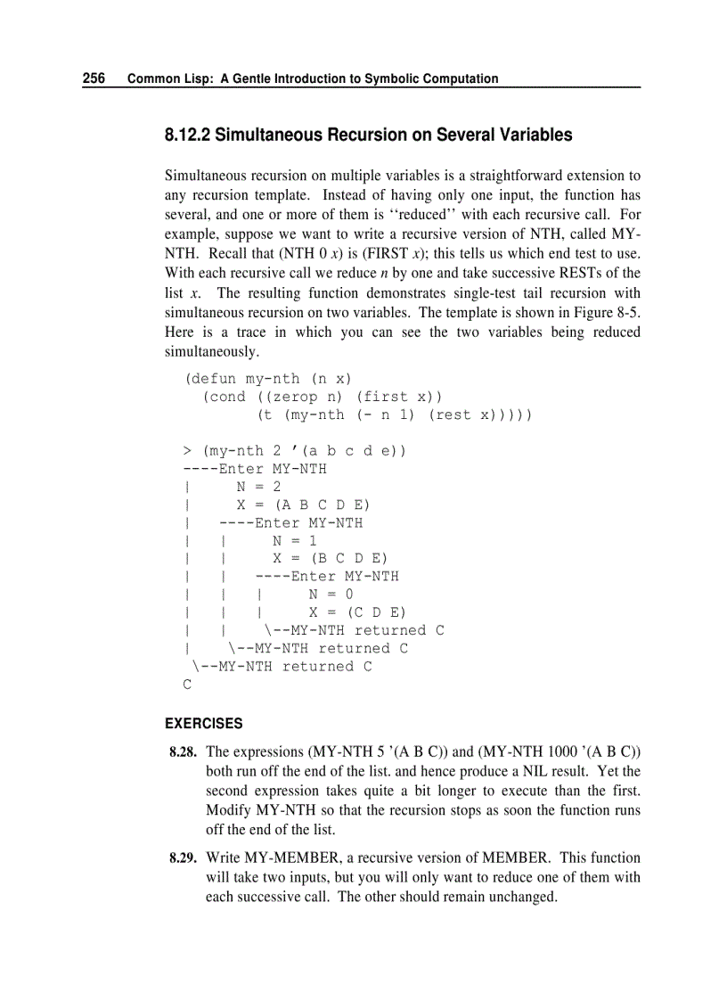 image for page Common Lisp A Gentle Introduction to Symbolic Computation