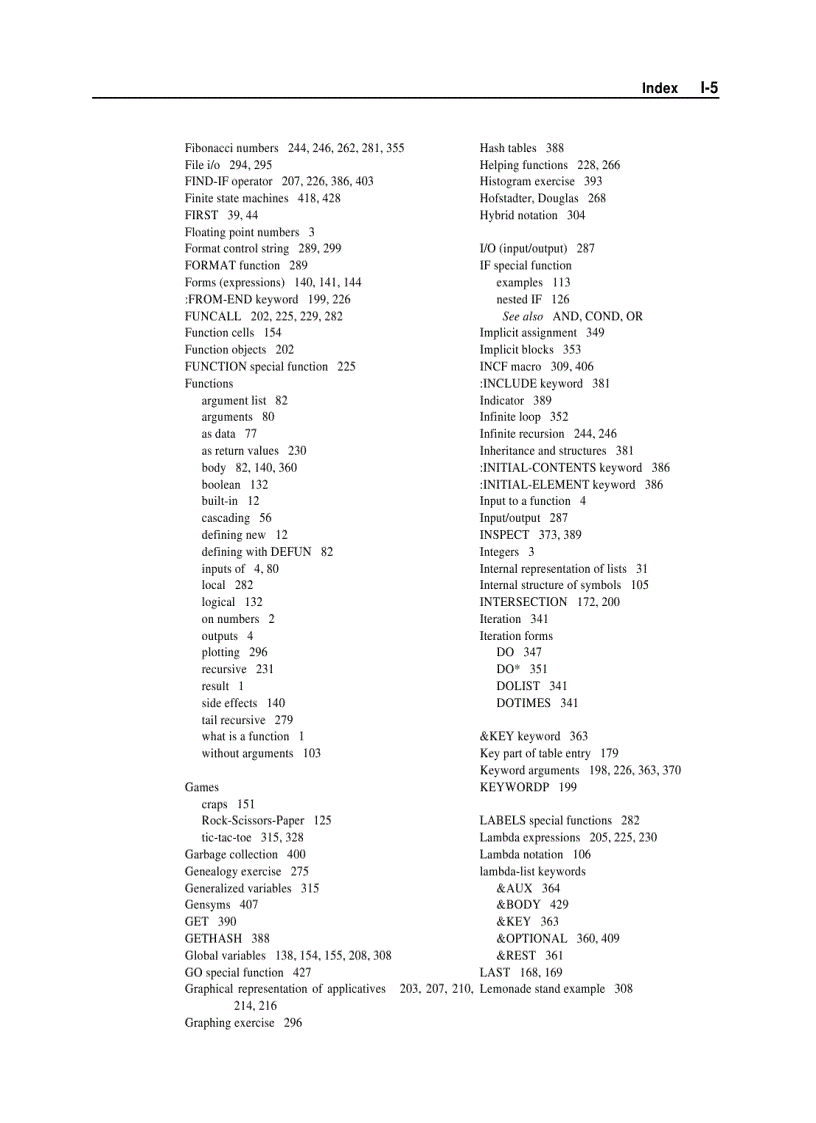 image for page Common Lisp A Gentle Introduction to Symbolic Computation