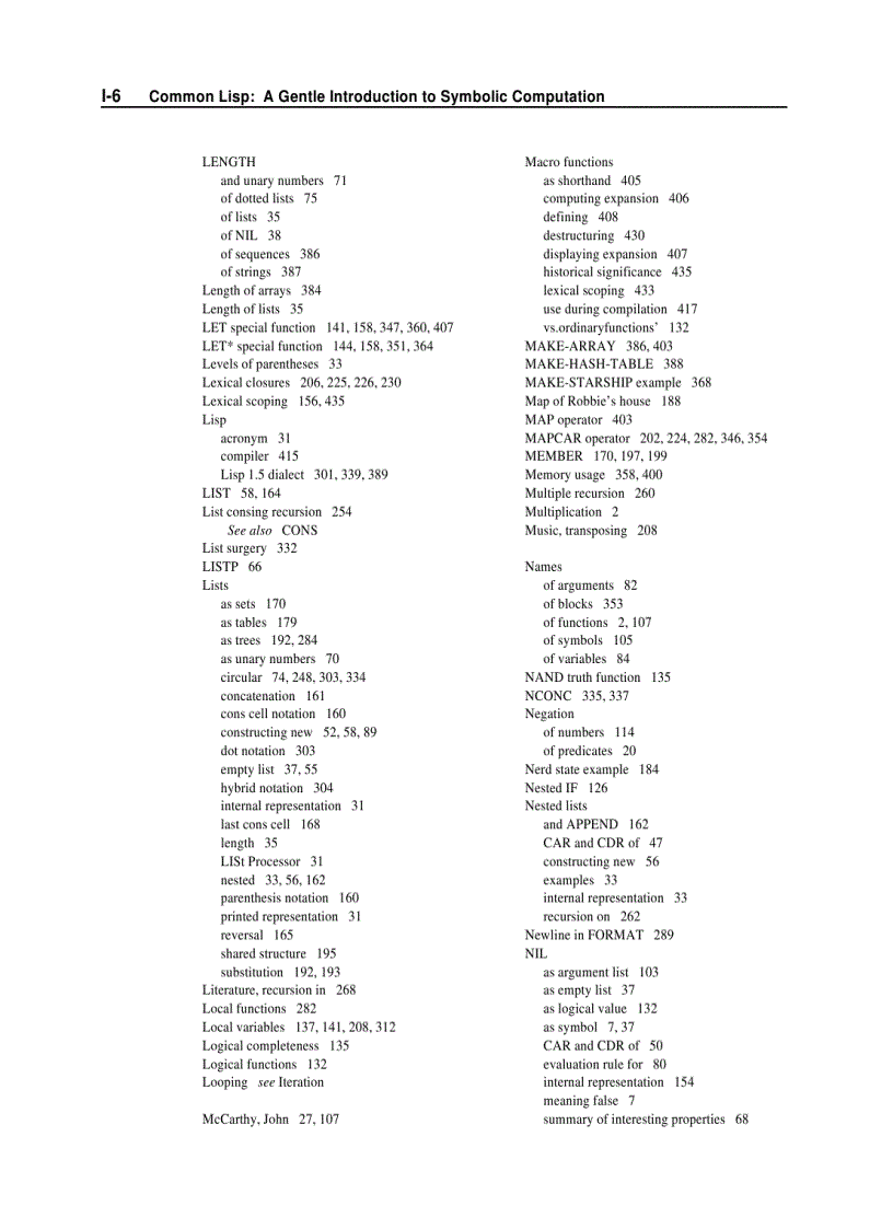 image for page Common Lisp A Gentle Introduction to Symbolic Computation