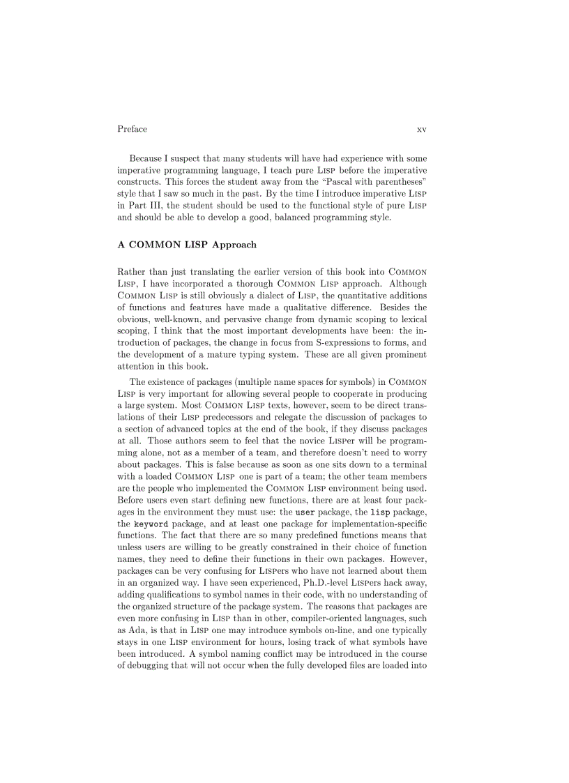 image for page Common Lisp An Interactive Approach Principles of Computer Science Series