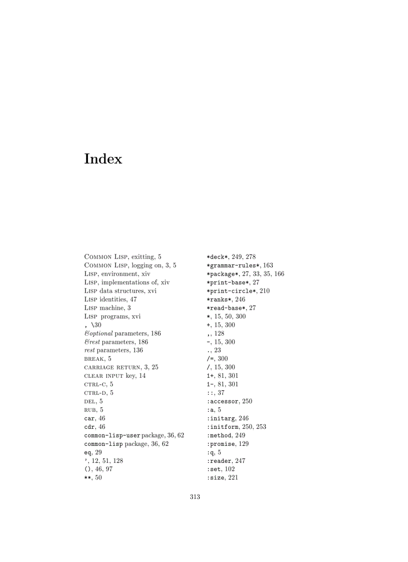 image for page Common Lisp An Interactive Approach Principles of Computer Science Series
