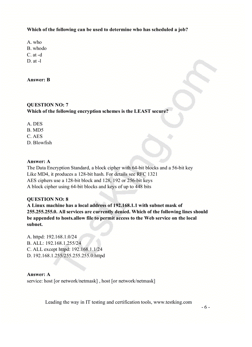 image for page CompTIA Testking