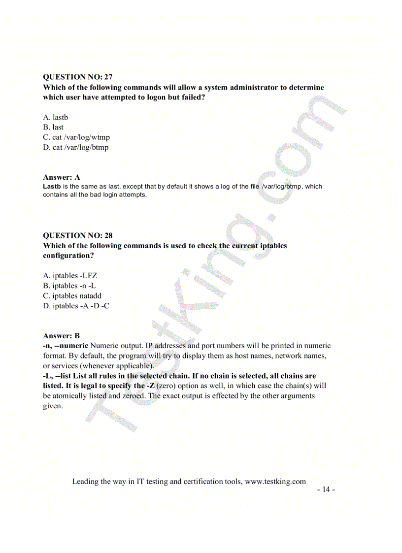 image for page CompTIA Testking