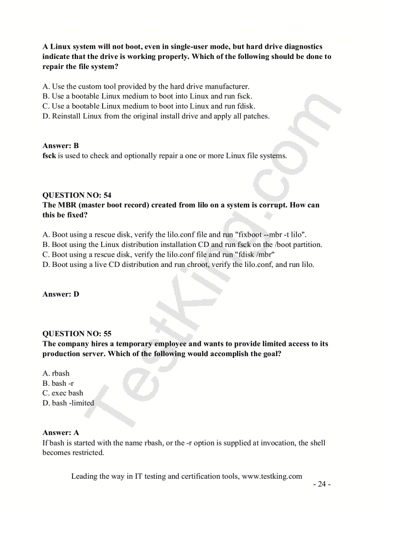 image for page CompTIA Testking