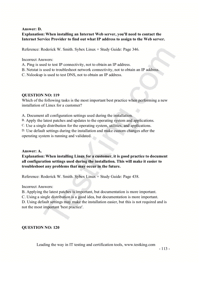 image for page CompTIA Testking