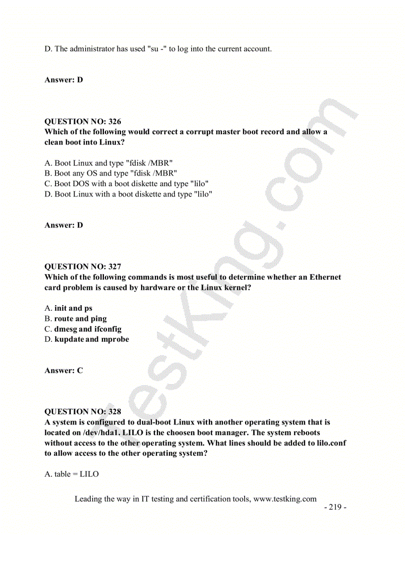 image for page CompTIA Testking